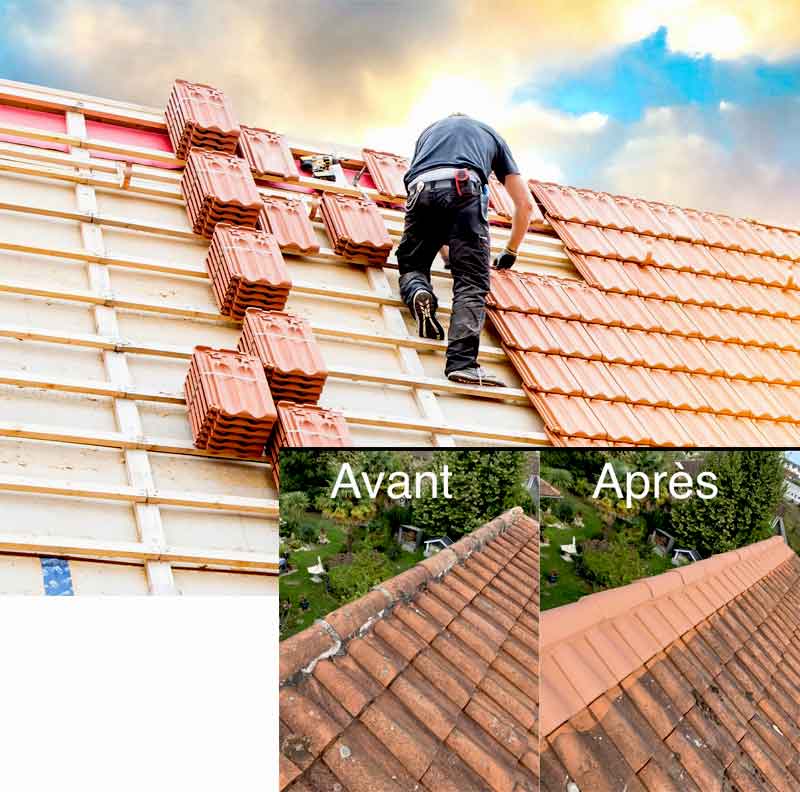 ARTISAN COUVREUR : MT Rénov TARN  dans le Tarn (81) . Rénovation, entretien et remplacement de toiture couverture toit: ardoises, tuiles… Dépannage et intervention en urgence pour votre toit 